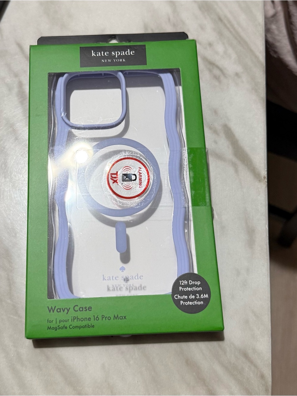 kate spade Lavender Wavy-Edge MagSafe iPhone Case